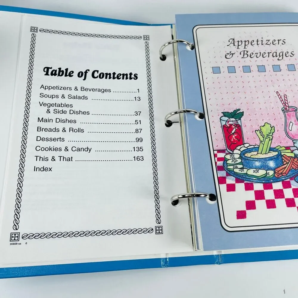 Recipes & Remembrances Herman NE Community Church 2008 Ring Binder Cookbook